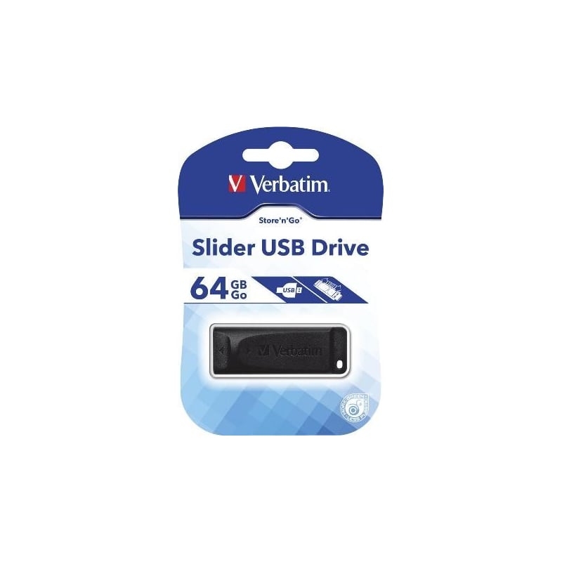 cmucwc2di07pkqgry9povay7q.jpg Clé USB Classic de 64 Go VERBATIM 98698 – Image 1
