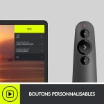 Logitech 910-006520 - TÉLÉCOMMANDE LASER DE PRÉSENTATION R500s Bluetooth – Image 4