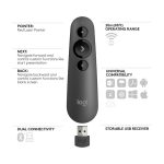 Logitech 910-006520 - TÉLÉCOMMANDE LASER DE PRÉSENTATION R500s Bluetooth – Image 6