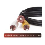 CABLE RCA 3 FICHES MARQUE DIGITAL 20 METRES
