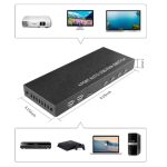 Commutateur KVM HDMI 4 entrées 1 sortie 4K 30 Hz avec contrôleur de bureau MT-VIKI MT-HK401