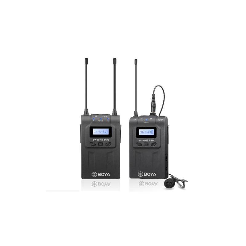 cmucwkl7008koqgrya5brnaqg.jpg Système de microphone sans fil UHF BOYA BY-WM8 Pro-K1 – Image 1