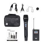 Système de microphone sans fil à double canal UHF COMICA - CVM-WM100 – Image 4