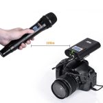 Système de microphone sans fil à double canal UHF COMICA - CVM-WM100 – Image 3