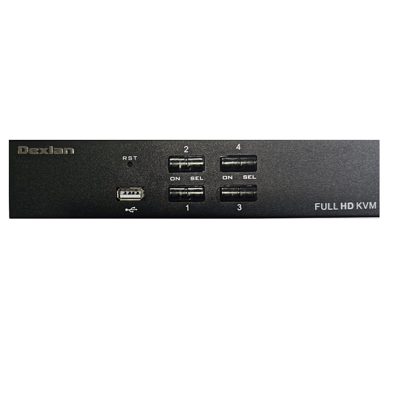 cmucwnlxa08p1qgryniw9muhz.jpg KVM SWITCH 4 Ports HDMI 4K/ USB 2.0 -avec câbles – Image 1