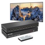 Contrôleur de mur vidéo HDMI 3×3 1080P 60Hz avec télécommande IR