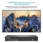 Contrôleur de mur vidéo HDMI 3×3 1080P 60Hz avec télécommande IR – Image 7