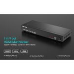 Contrôleur de mur vidéo HDMI 3×3 1080P 60Hz avec télécommande IR – Image 6