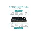 SELECTEUR HDMI 5 en 1 sortie 4K 30Hz avec télécommande IR – Image 4