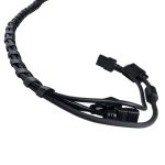 Système de gestion de câbles / GUIDE CABLES SPIRALE NOIR 25 mètres