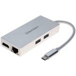 Station dock USB3.1Type-C to RJ45 Gigabit ethernet Adapter metal case - DEXLAN 310746