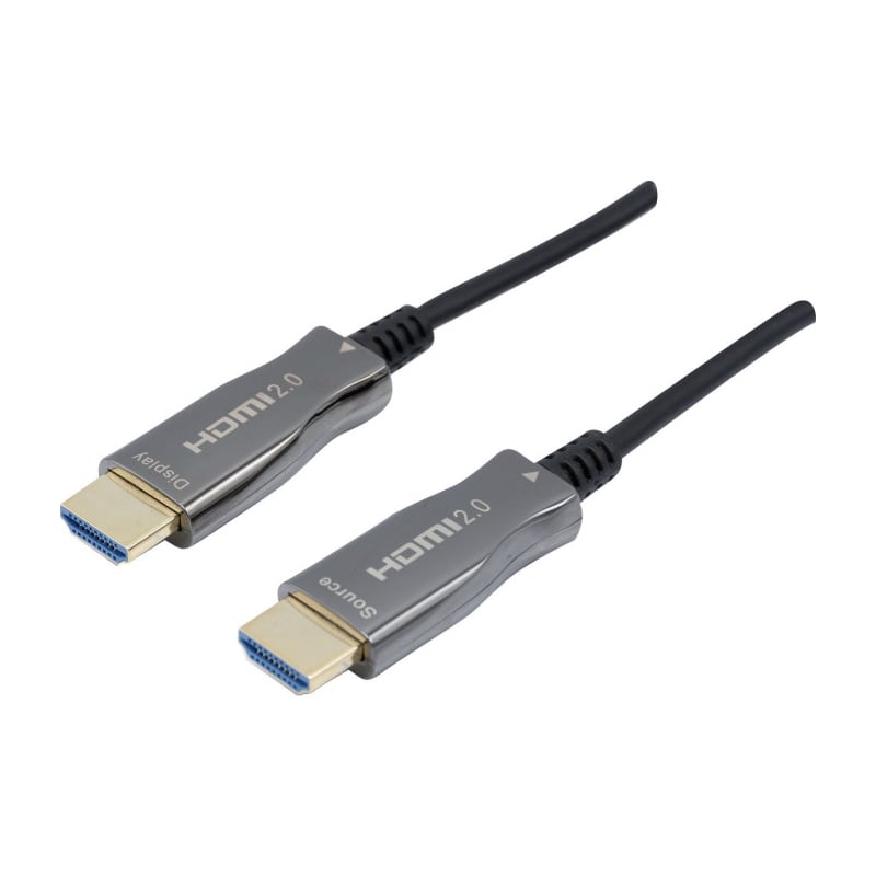 cmucx0q5u09tpqgryjrkiatlf.jpg CABLE HDMI FIBRE OPTIQUE HIGHSPEED 4K UHD 2.0 AVEC ETHERNET AOC - 30 m – Image 1