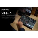 Mélangeur AV de streaming direct Roland VR-6HD