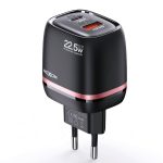 MOXOM PD 22.5W DUAL PORT FAST CHARGER USB-C TO USB-A BLACK