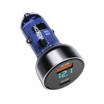 MOXOM CAR CHARGER PD 60W DUAL PORT FAST CHARGER USB-C/USB-A
