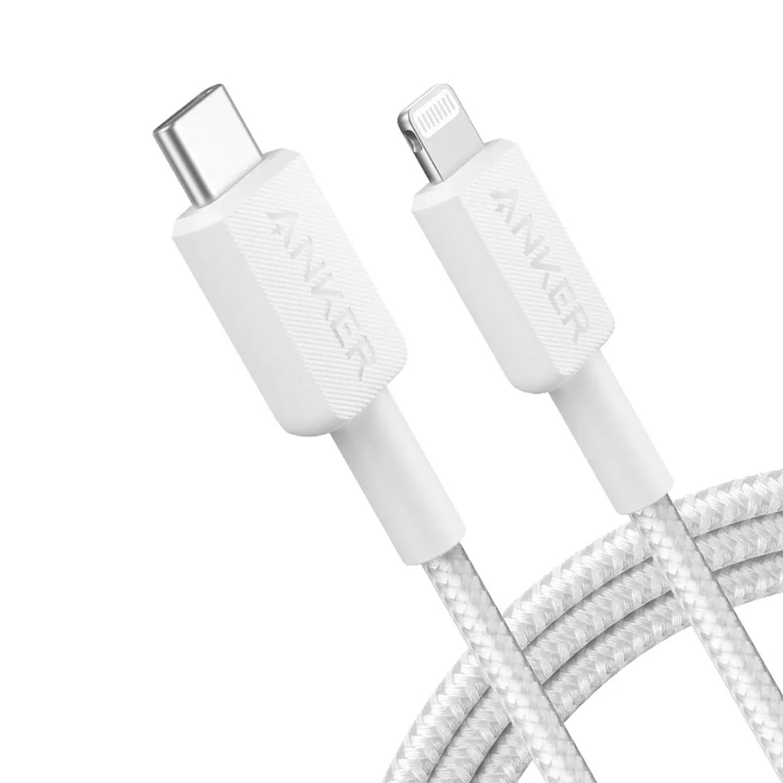 cmufj7v6e014iqgym2ra63lxv.jpg Câble Anker 322 PowerLine USB C vers Lightning 60 W 1m White – Image 1