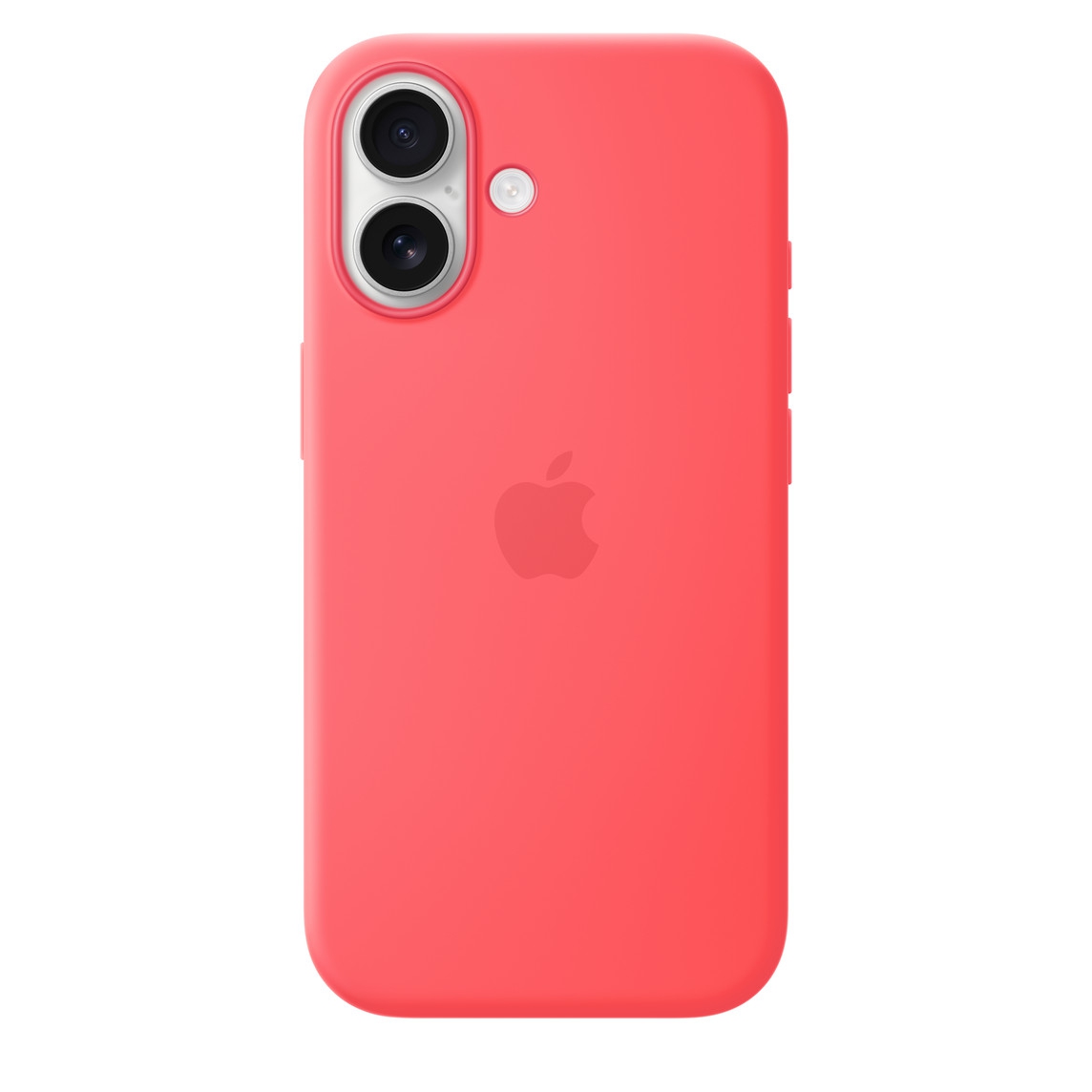 cmufj7yjl01acqgym1csu6s6c.jpg iPhone 17 Silicone Case with MagSafe – Bright Guava – Image 1