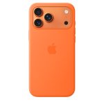iPhone 17 Pro Silicone Case with MagSafe – Orange