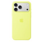 iPhone 17 Pro Silicone Case with MagSafe – Neon Yellow