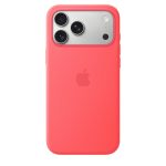 iPhone 17 Pro Max Silicone Case with MagSafe – Bright Guava