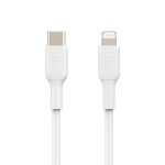 Cable BELKIN USB-C vers Lightning BoostCharge (1m) - Blanc