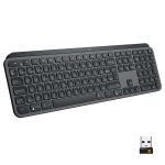 Logitech MX Keys Advanced Wireless Illuminated Keyboard - GRAPHITE - FRA - 2.4GHZ/BT CENTRAL 12M
