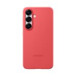 SAMSUNG SACOCHE COVER Silicone Case for Galaxy S25 Rouge