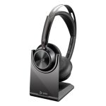 Poly Voyager Focus 2 MSTeams Certified USB-C-C Headset +USB-C/A Adapter +Charging Stand