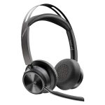Poly Voyager Focus 2 MSTeams Certified USB-C-C Headset +USB-C/A Adapter +Charging Stand – Image 10