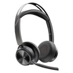 Poly Voyager Focus 2 MSTeams Certified USB-C-C Headset +USB-C/A Adapter +Charging Stand – Image 6