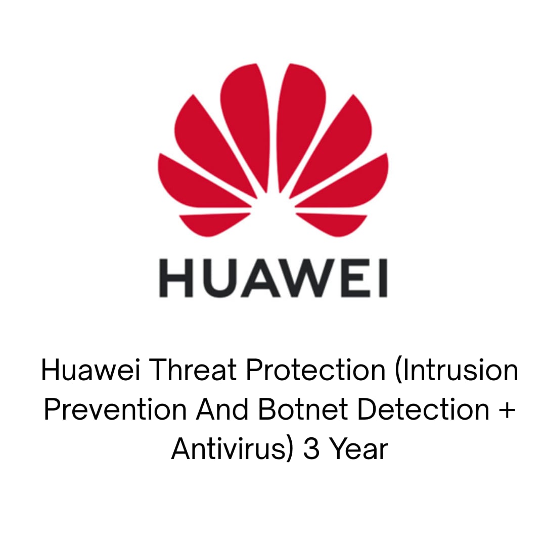 cmuy3tmm0068aqgnz4ova1xt4.jpg Huawei Threat Protection (Intrusion Prevention And Botnet Detection + Antivirus) 3 Year – Image 1