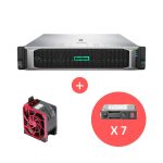 HPE DL380G10 3204 1.9GHz 6-core 1P 16GB-R S100i NC 8LFF 500W HP-Fan + 7x 10TB SATA