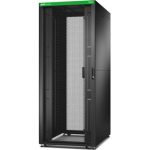 APC Easy Rack 600mm/42U/1000mm, with Roof, Side panel,castors,feet and 4 Brackets, No Bottom, black – Image 2