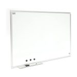 Tableau Magnétique Blanc 150X100 Cadre Aluminium 2X3