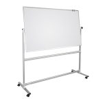 TABLEAU BLANC MOBILE DOUBLE FACE OVALE 120X200CM GTO 2X3 TDS1220