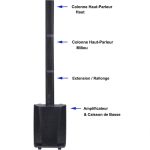 Système de sonorisation actif avec caisson de basse et colonne Phonic L10 – Image 2