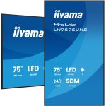 Moniteur professionnel pour l affichage dynamique 75" IIYAMA PROLITE LH7575UHS-B2AG