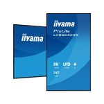 TOTEM AFFICHAGE DYNAMIQUE 86" IIYAMA PROLITE LH8664UHS-B3AG AVEC ROULETTES – Image 4