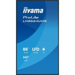 TOTEM AFFICHAGE DYNAMIQUE 86" IIYAMA PROLITE LH8664UHS-B3AG AVEC ROULETTES – Image 2