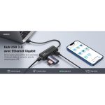 Ugreen HUB USB 3.0 to 3 x usb 2.0 + RJ45 Port – Image 8