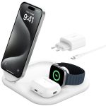 Station de Charge Magsafe Belkin Qi2 3en1 pour iPhone, AirPods et Apple Watch (15W)