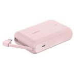 Batterie Externe Belkin BoostCharge 10K 20W avec cable USB-C intégré - Pink